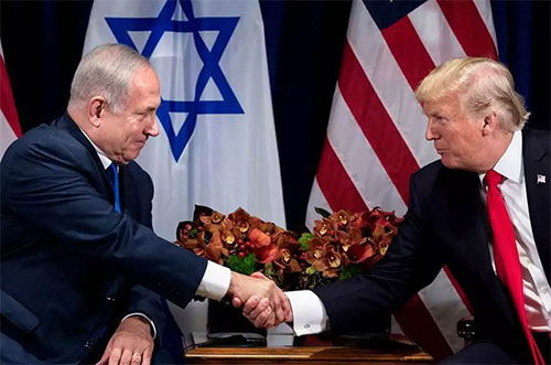 Trump saluda a Netanyahu Washington chantajea a la Autoridad palestina